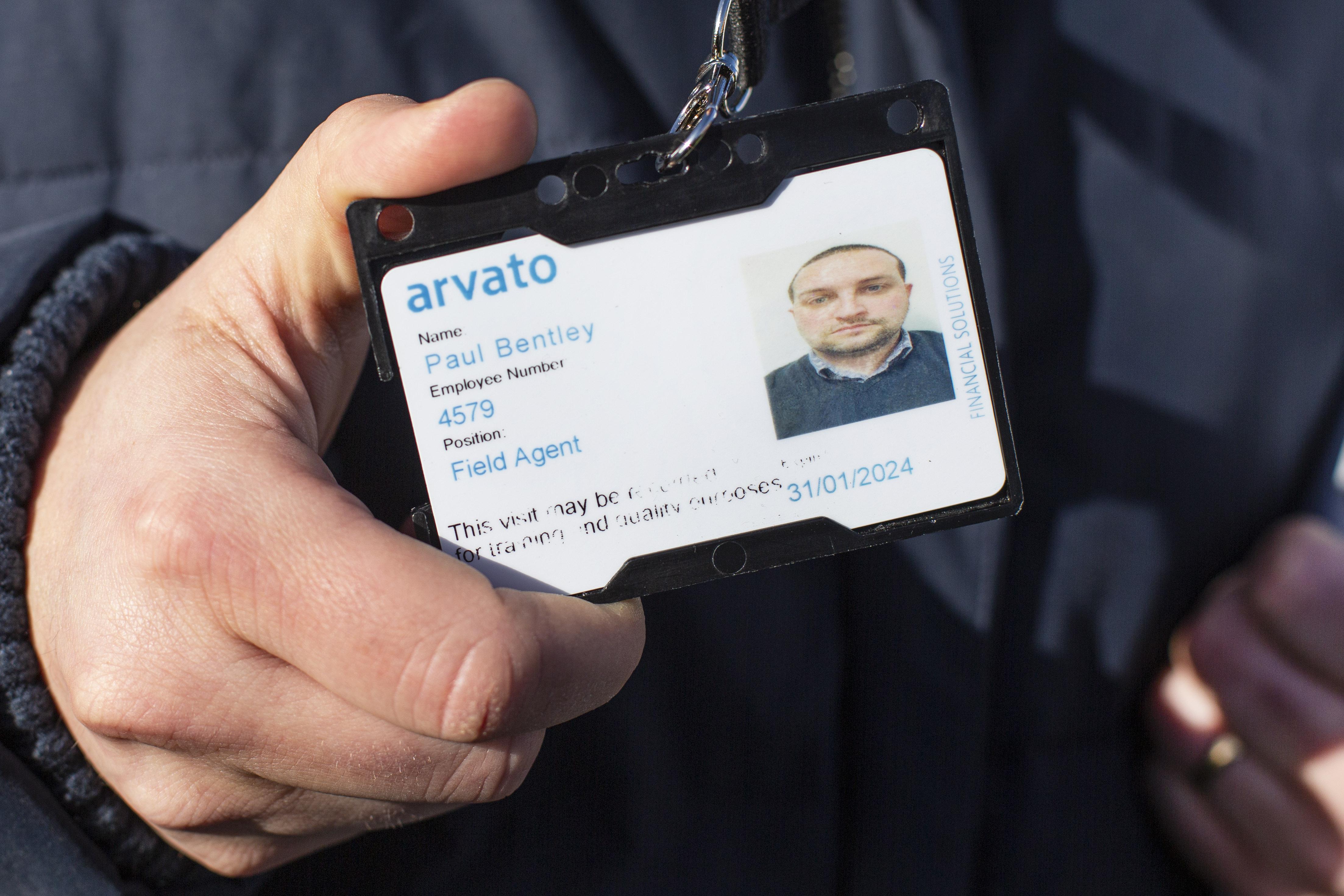 Paul Morgan-Bentley went undercover as a debt agent for Arvato